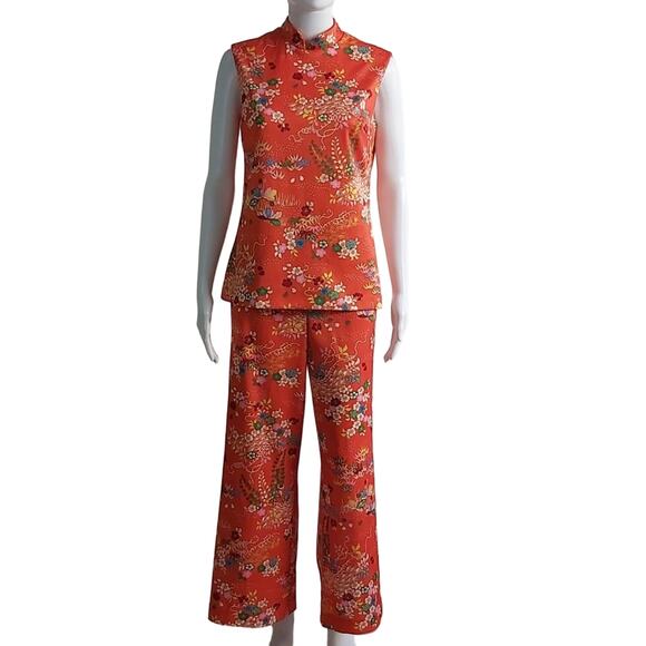 Vintage Yves Jennet 2 Piece Polynesian Outfit Set Size 10 - Picture 9 of 9